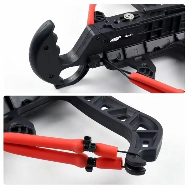 60LBS Laser Aiming Carbon Arrow Dual use Compound Bow Multi Strand Rubber Band Pulley Bow Outdoor Hunting and Shooting Slingshot - Image 4