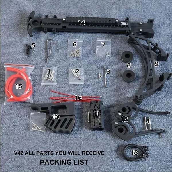 V52 Slingbow Newest Rubber Band Power SlingBow Shooting Toy in 2024