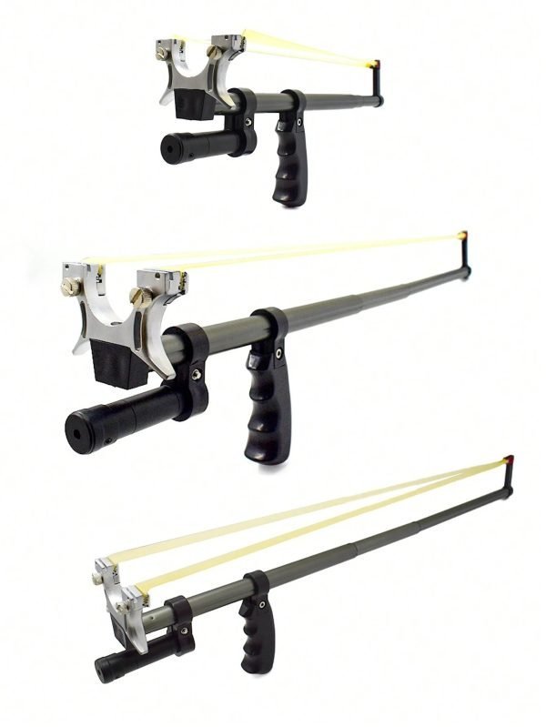 Outdoor Hunting Telescopic Slingshot With A Flat Rubber Band，For Outdoor Shooting Practice And Competition,Outdoor Hunting And Fish Shooting Slingshot - Image 9