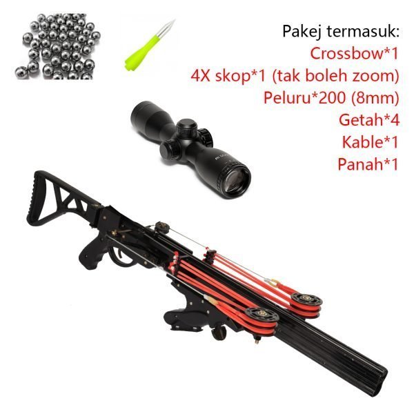 New Hot Selling Long Straight Rod Rubber Band Outdoor Hunting Sling Slingshot RS7 - Image 10