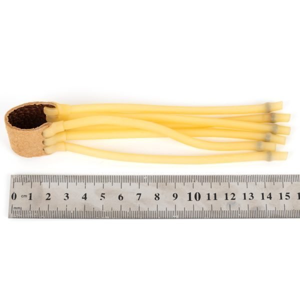 Hunting competition slingshot accessory - 3-card round rubber band - Image 5