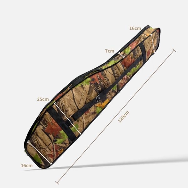 Camouflage slingshot backpack. - Green, 120cm.