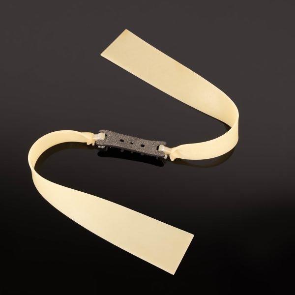 Hunting tournament slingshot accessories: 2mm flat rubber band.