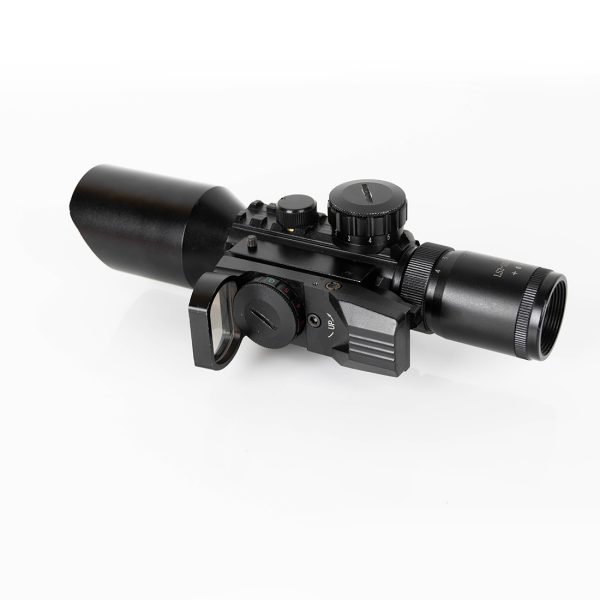 3-10X42E M9 Holographic Sight Scope Wide-field Riflescope with Red Laser and Herring Bone Strutting - Image 15