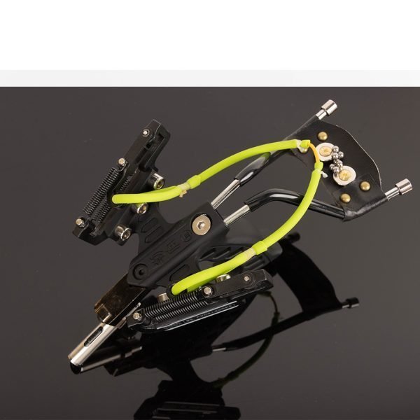Competitive hunting slingshot can use swim bladders or steel balls. - Image 4