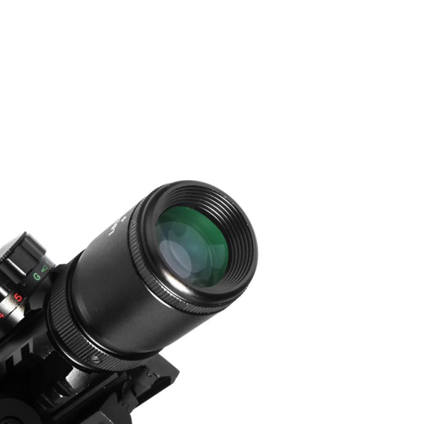 3-10X42E M9 Holographic Sight Scope Wide-field Riflescope with Red Laser and Herring Bone Strutting - Image 5