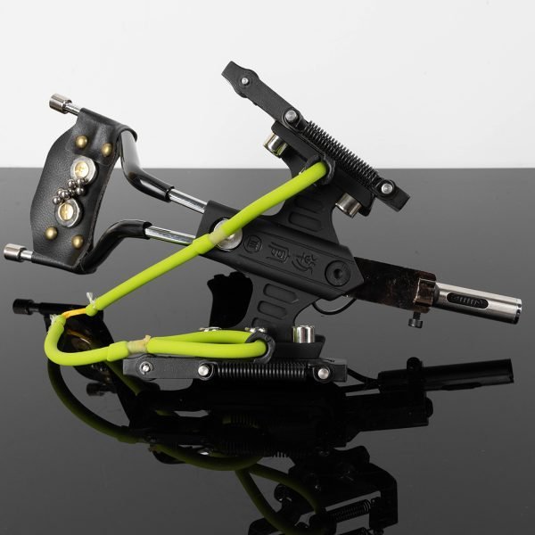 Competitive hunting slingshot can use swim bladders or steel balls. - Image 11