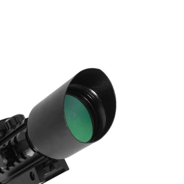 3-10X42E M9 Holographic Sight Scope Wide-field Riflescope with Red Laser and Herring Bone Strutting - Image 4