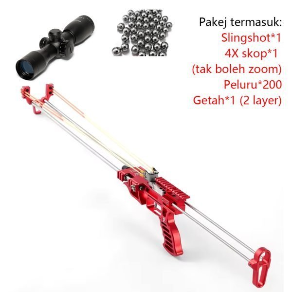 Telescopic Long Rod Slingshot Shooting Precision Sling Shot Hunting With Professional Hunting Accessories - Image 10