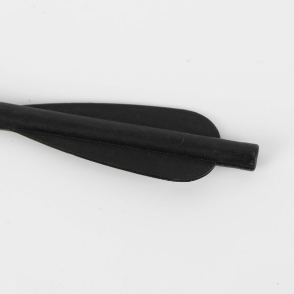 6mm two-feathered arrow (black). - Image 2