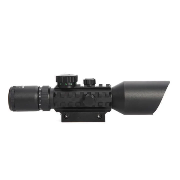 3-10X42E M9 Holographic Sight Scope Wide-field Riflescope with Red Laser and Herring Bone Strutting - Image 3