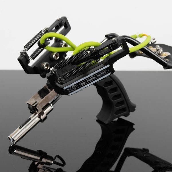 Competitive hunting slingshot can use swim bladders or steel balls. - Image 5