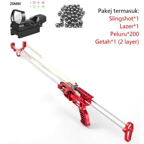 Telescopic Long Rod Slingshot Shooting Precision Sling Shot Hunting With Professional Hunting Accessories - Image 8