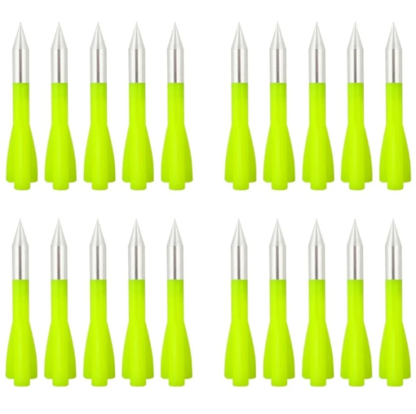 8MM two-feathered short arrow (green 1 piece). - Image 4