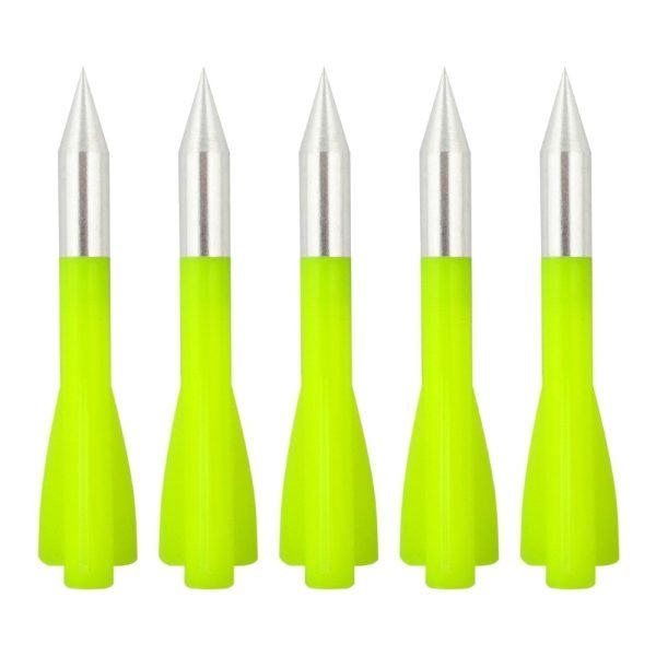8MM two-feathered short arrow (green 1 piece). - Image 3