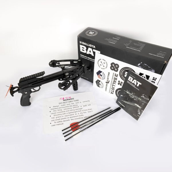 Bats. Compound crossbow. Made of carbon fiber material.